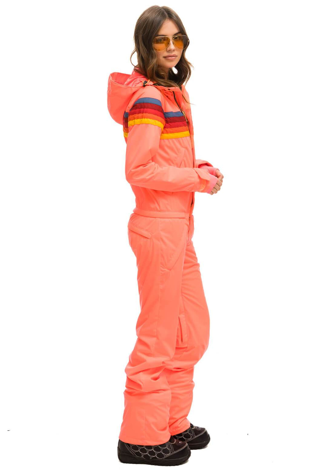 Classic WOMENS 3 LAYER POWDER SUIT - NEON FLAMINGO