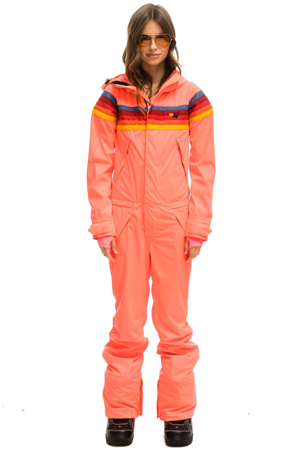 Classic WOMENS 3 LAYER POWDER SUIT - NEON FLAMINGO