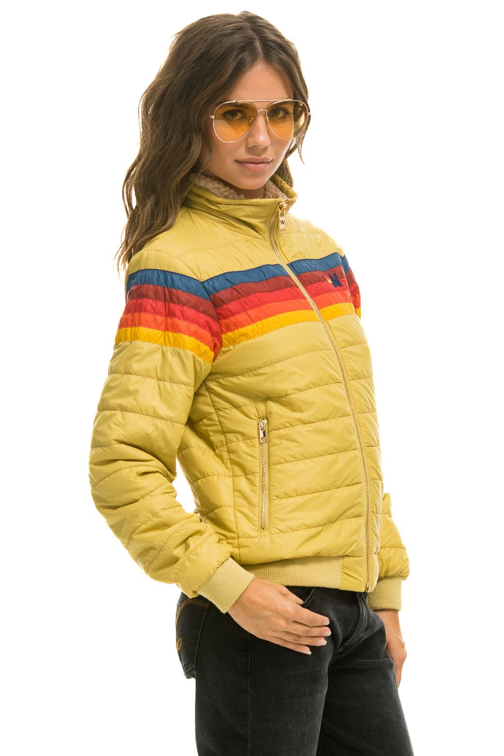 Classic 5 STRIPE JACKET - KHAKI