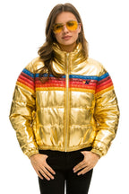 Classic 5 STRIPE APRES JACKET - GLOSSY GOLD