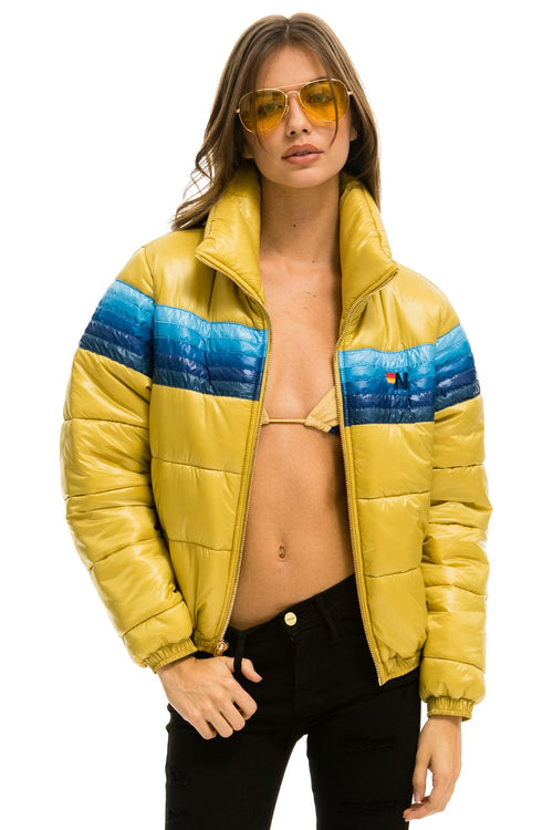 Classic 5 STRIPE APRES JACKET - GLOSSY KHAKI
