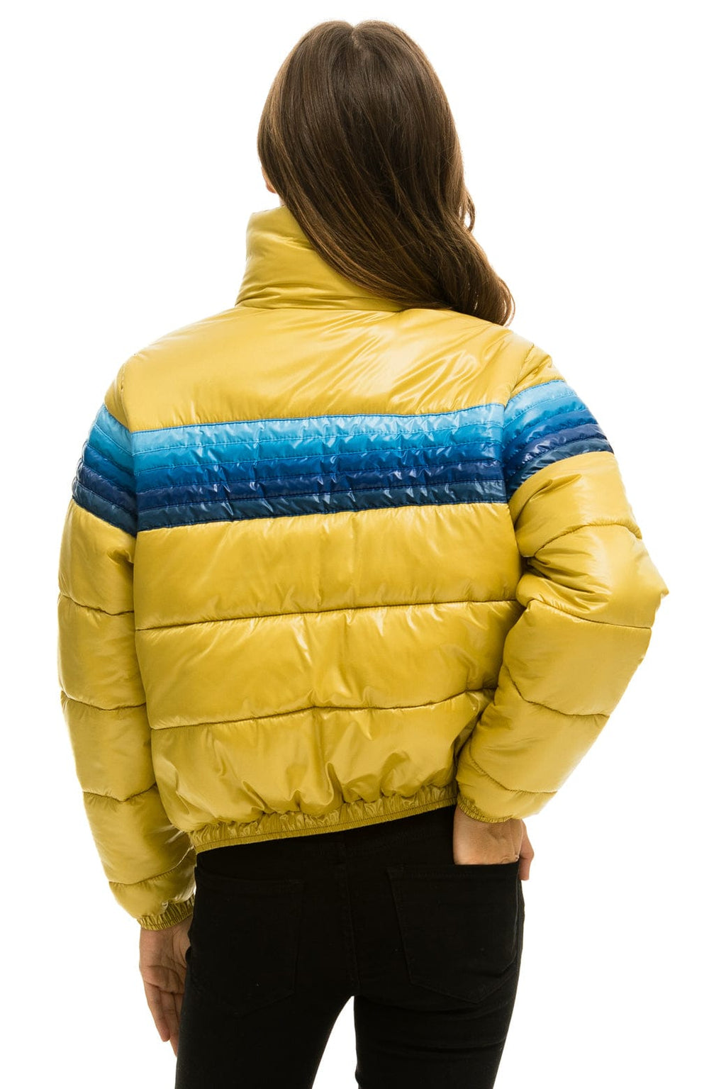 Classic 5 STRIPE APRES JACKET - GLOSSY KHAKI