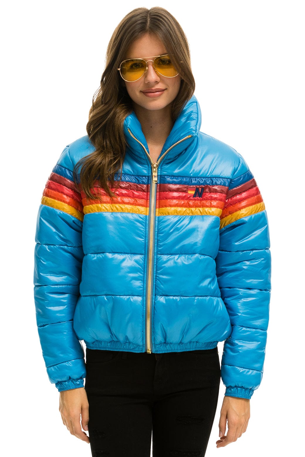 Classic 5 STRIPE APRES JACKET - GLOSSY OCEAN