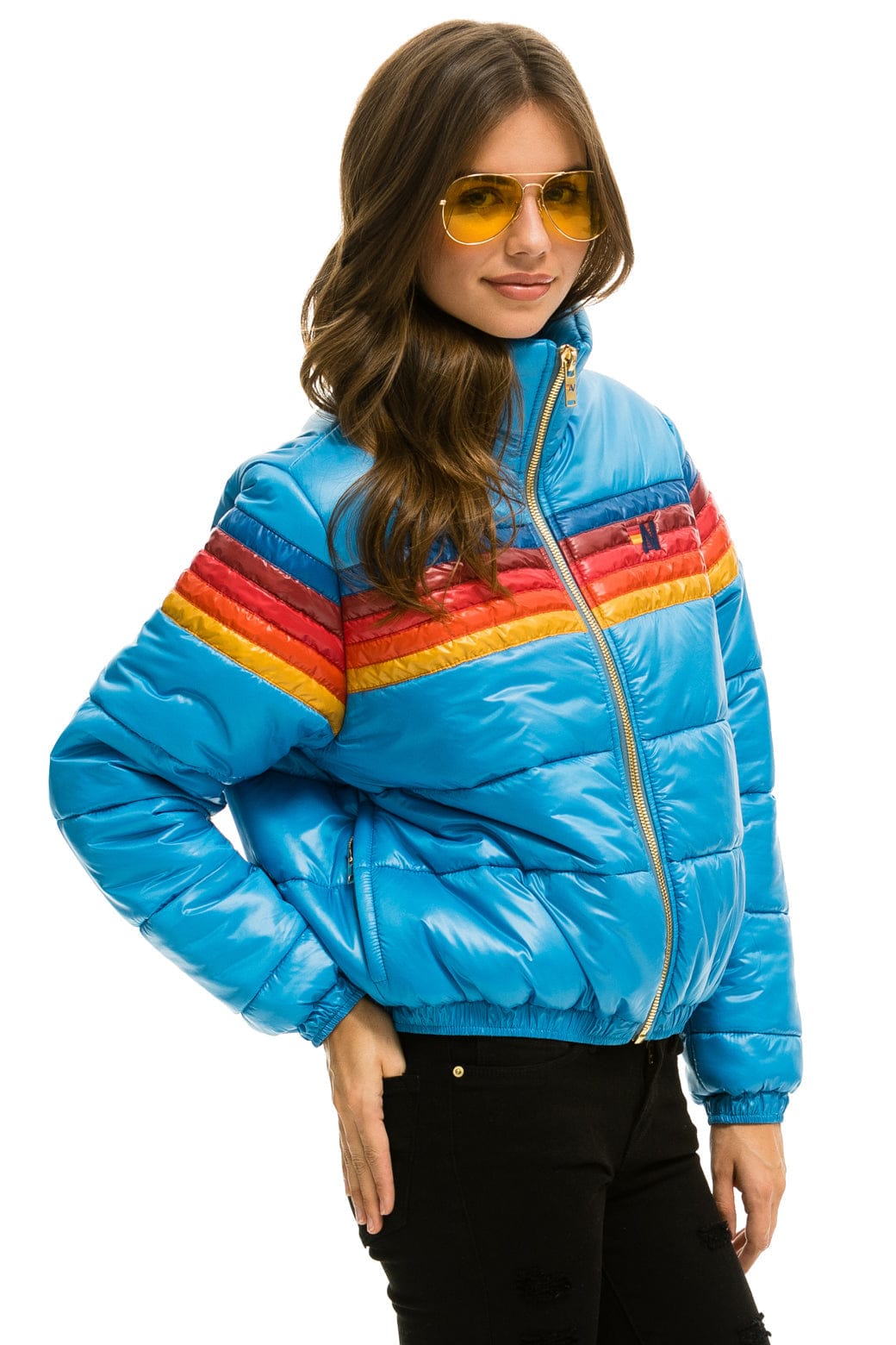 Classic 5 STRIPE APRES JACKET - GLOSSY OCEAN