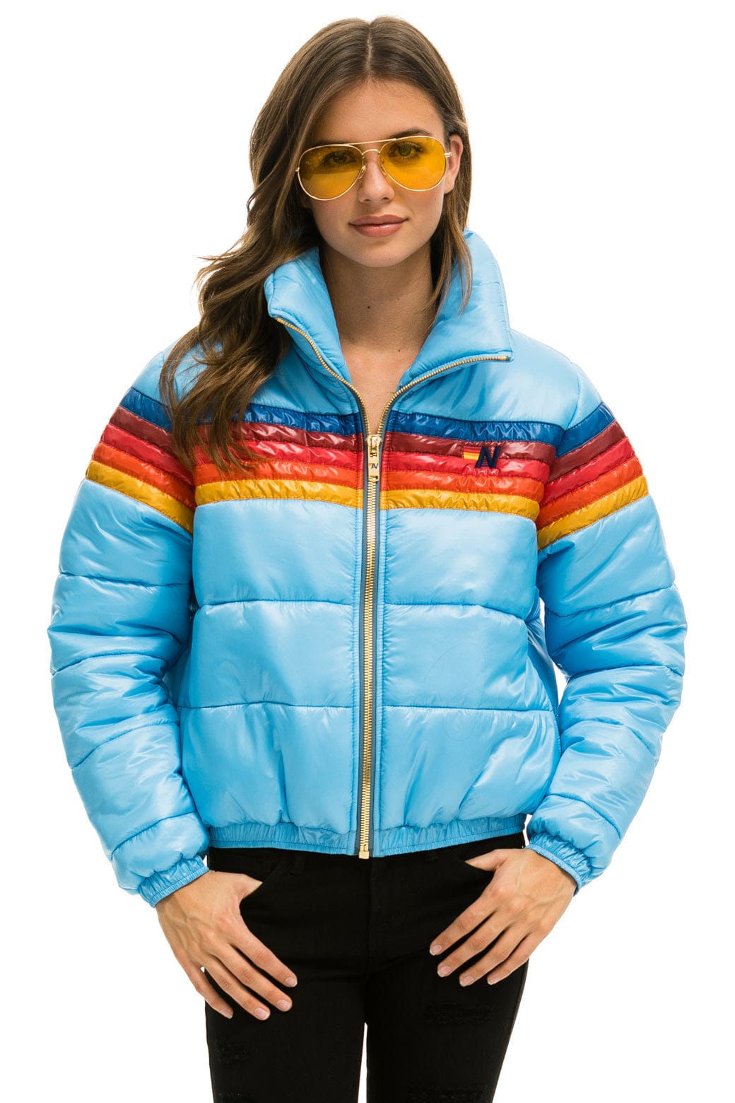 Classic 5 STRIPE APRES JACKET - GLOSSY SKY