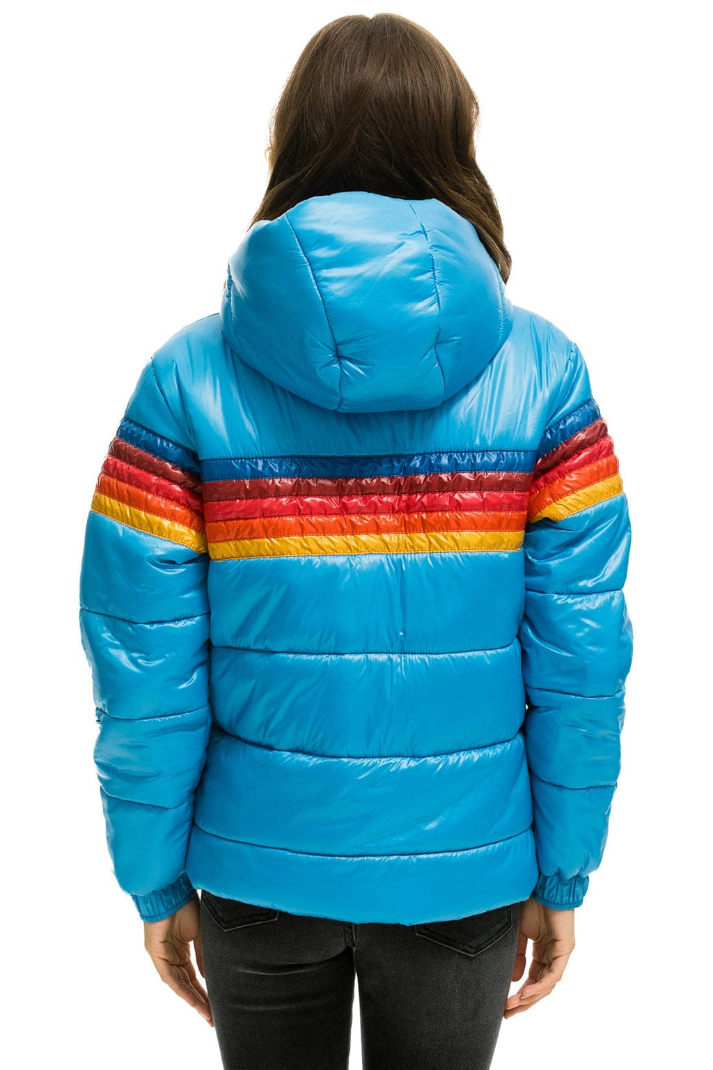 Classic 5 STRIPE TREKKER JACKET - GLOSSY OCEAN