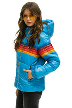 Classic 5 STRIPE TREKKER JACKET - GLOSSY OCEAN