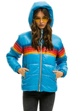 Classic 5 STRIPE TREKKER JACKET - GLOSSY OCEAN