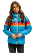 Classic 5 STRIPE TREKKER JACKET - GLOSSY OCEAN