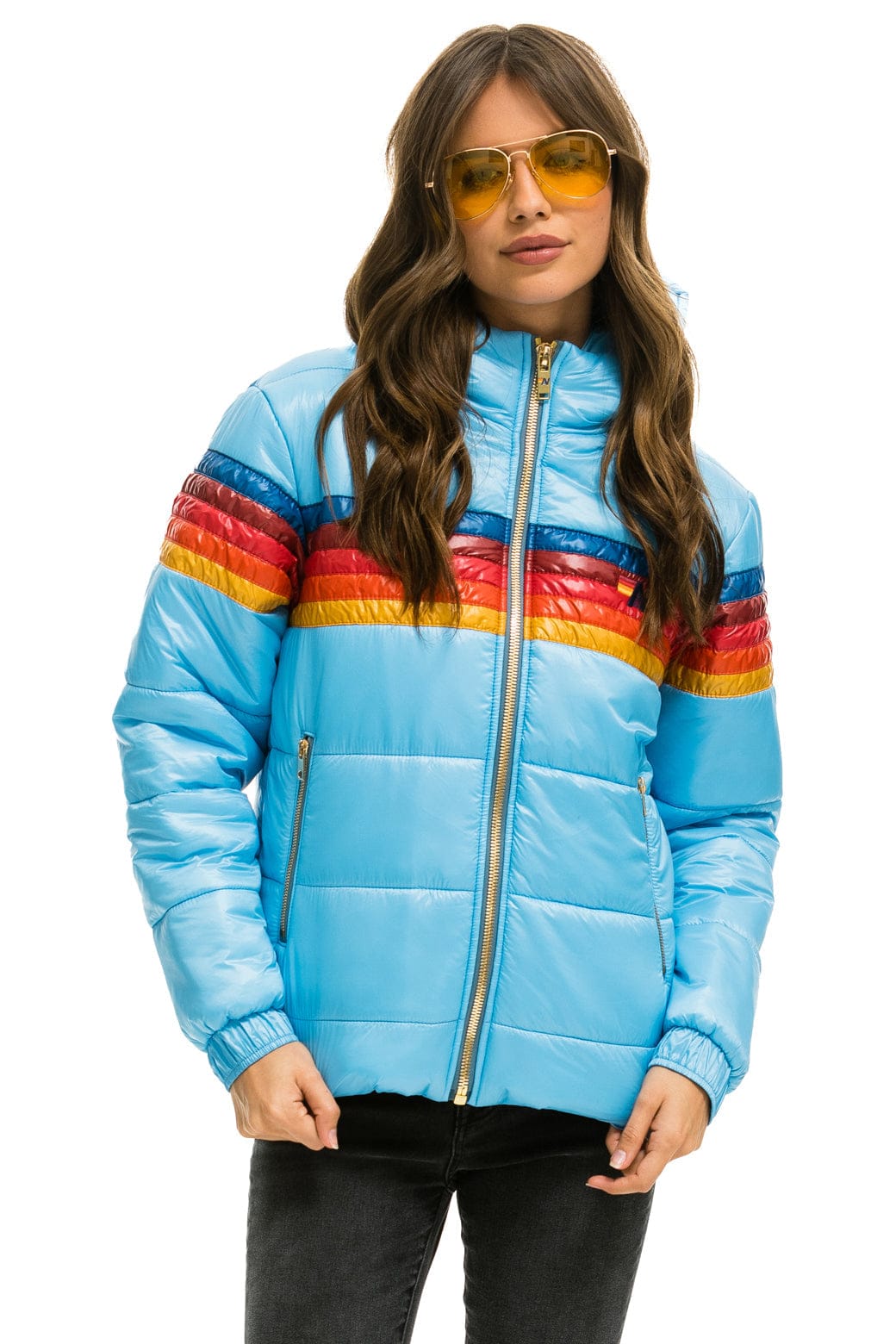 Classic 5 STRIPE TREKKER JACKET - GLOSSY SKY