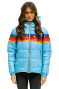 Classic 5 STRIPE TREKKER JACKET - GLOSSY SKY