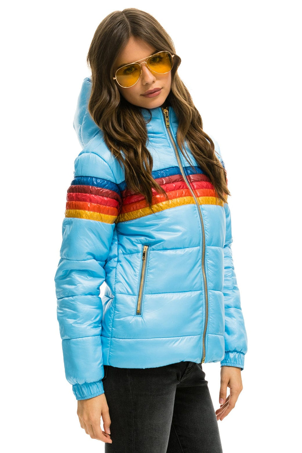 Classic 5 STRIPE TREKKER JACKET - GLOSSY SKY