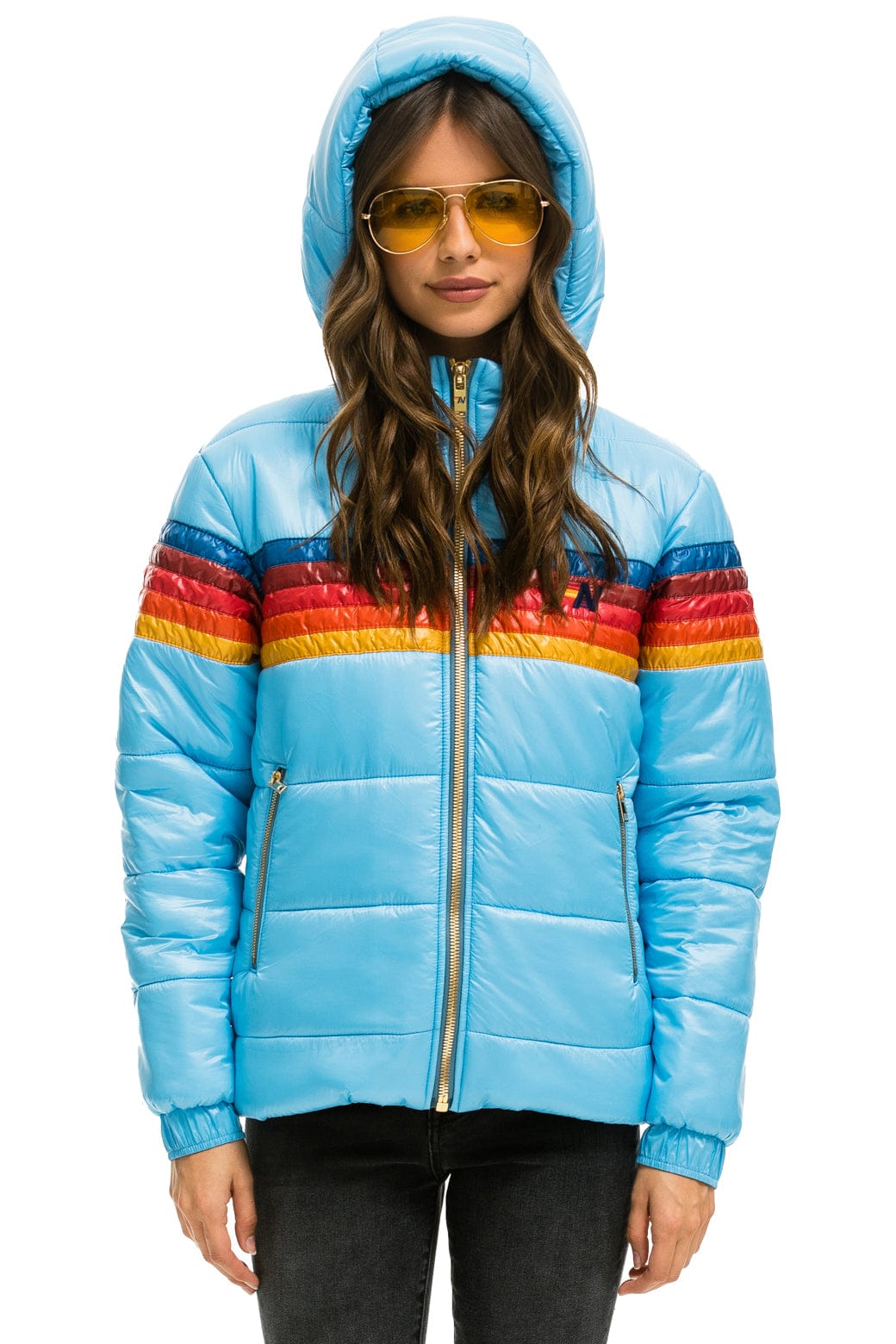 Classic 5 STRIPE TREKKER JACKET - GLOSSY SKY