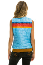 Classic WOMENS 5 STRIPE VEST - GLOSSY SKY
