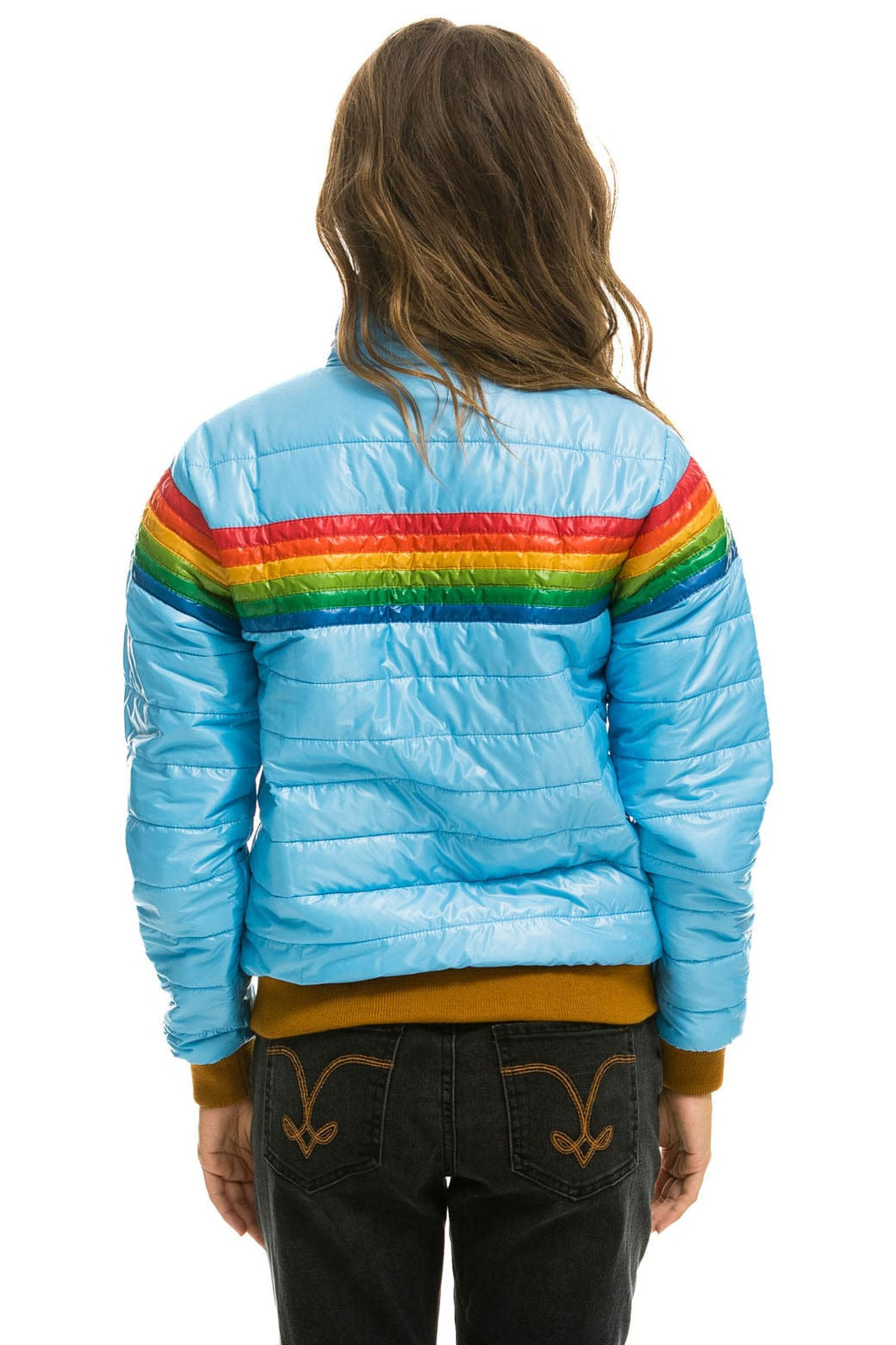 Classic 6 STRIPE JACKET - GLOSSY SKY