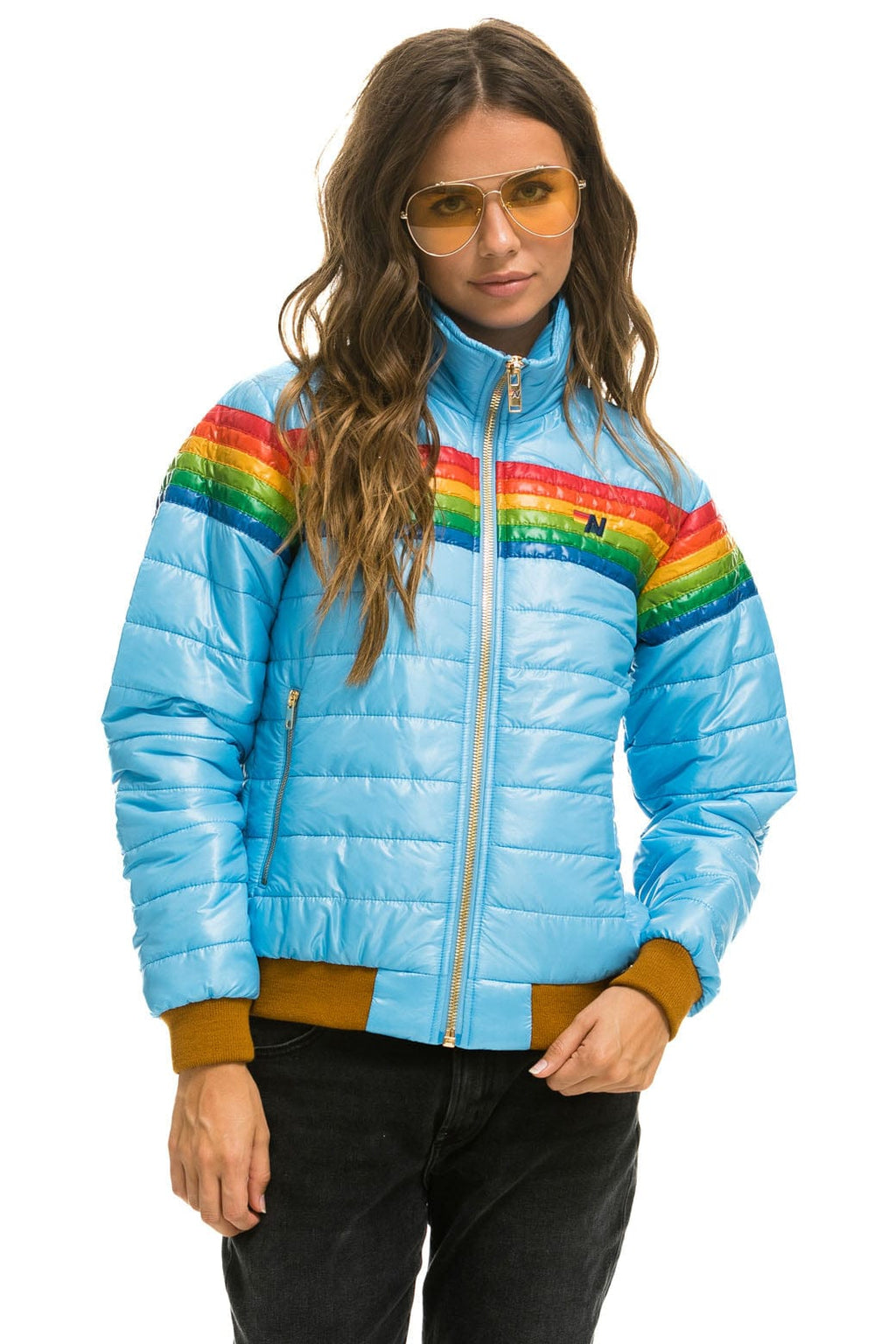 Classic 6 STRIPE JACKET - GLOSSY SKY