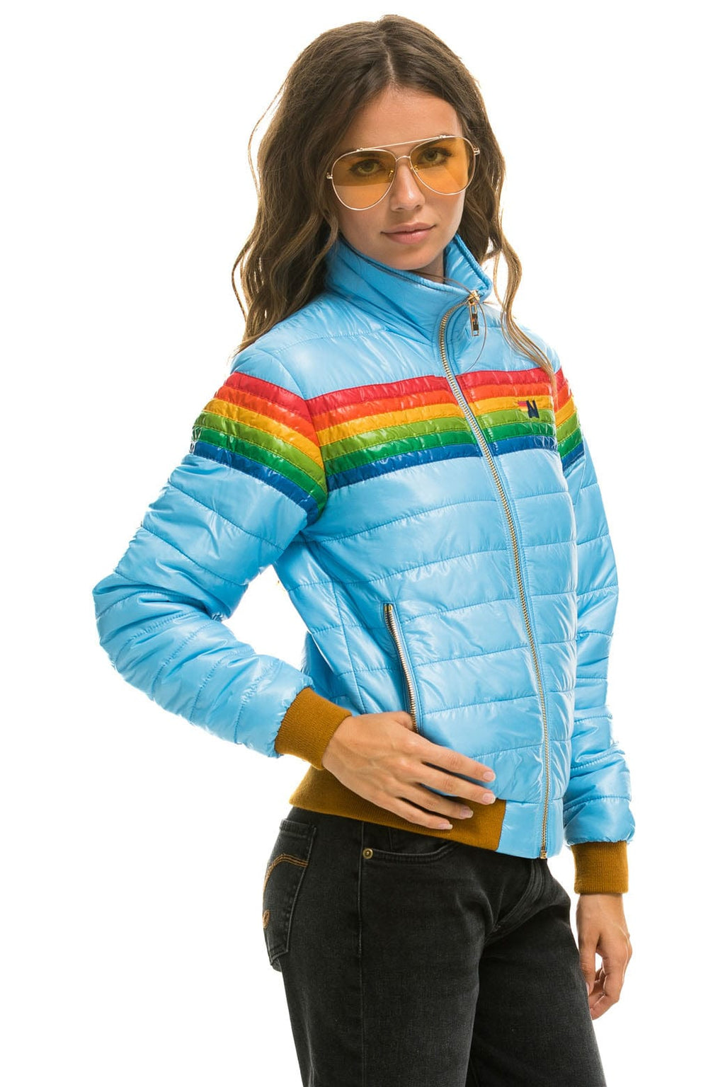 Classic 6 STRIPE JACKET - GLOSSY SKY