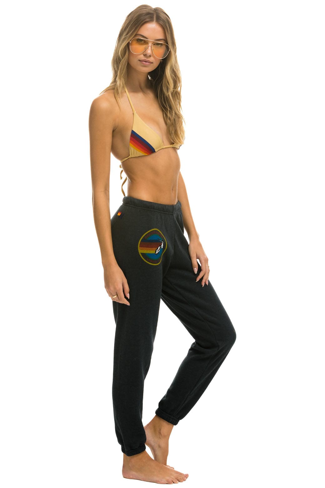 Classic AVIATOR NATION VENICE SWEATPANTS - CHARCOAL