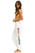 Classic AVIATOR NATION VAIL SWEATPANTS - WHITE