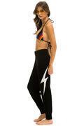 Classic BOLT CASHMERE LIGHT SWEATER PANT - BLACK WHITE BOLT