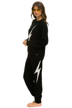 Classic BOLT CASHMERE LIGHT SWEATER PANT - BLACK WHITE BOLT