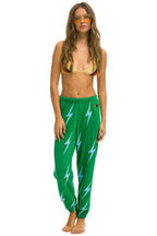 Classic BOLT STITCH REPEAT SWEATPANTS - KELLY GREEN BLUE