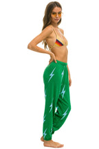 Classic BOLT STITCH REPEAT SWEATPANTS - KELLY GREEN BLUE