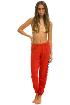 Classic CHECK LEG SWEATPANTS - RED WHITE BLUE