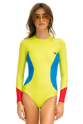 Classic COLOR BLOCK SURF SUIT - LED