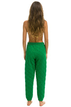 Classic QUILTED SWEATPANTS - KELLY GREEN