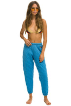 Classic QUILTED SWEATPANTS - OCEAN