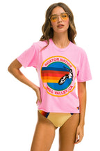 Classic SIGNATURE MILL VALLEY BOYFRIEND TEE - NEON PINK