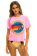 Classic SIGNATURE SAN FRANCISCO BOYFRIEND TEE - NEON PINK