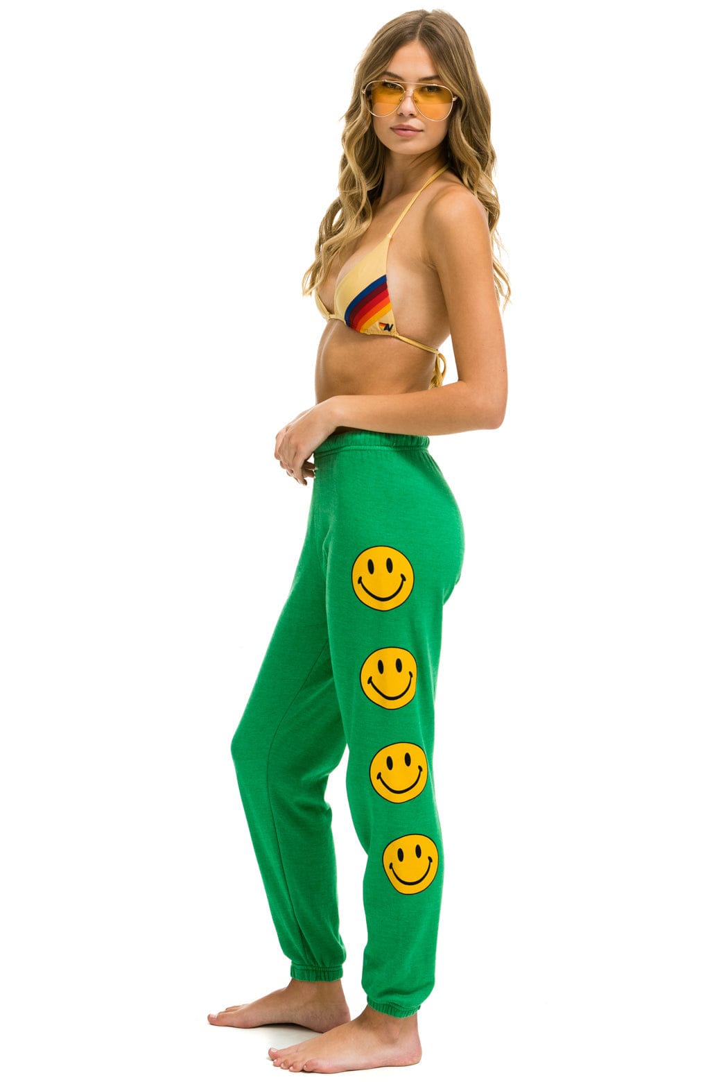 Classic SMILEY 2 SWEATPANTS - KELLY GREEN