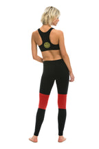 Classic SPRINTER FULL LENGTH LEGGINGS - BLACK RED