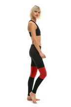 Classic SPRINTER FULL LENGTH LEGGINGS - BLACK RED