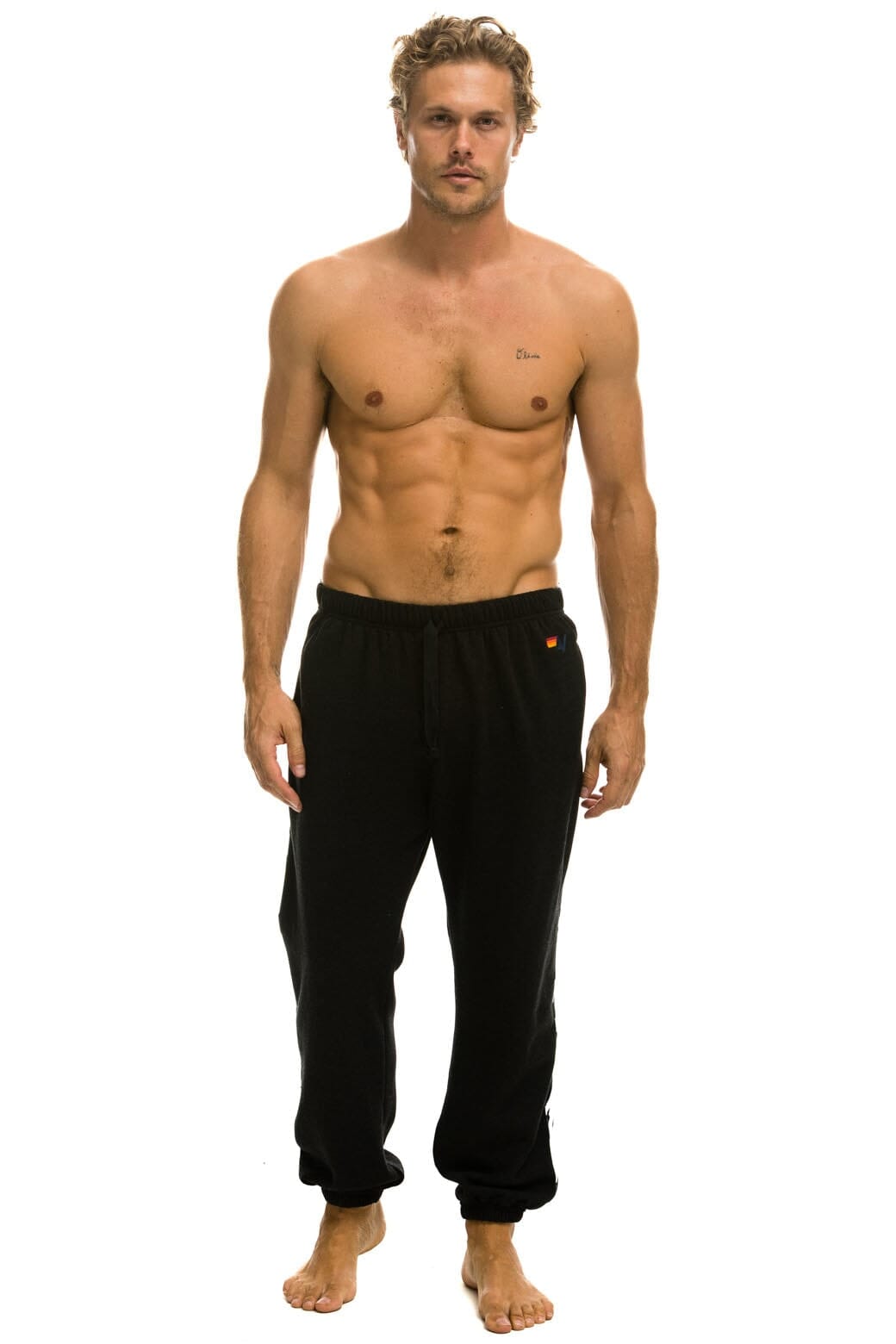 Classic ZEBRA STRIPE SWEATPANTS - BLACK ZEBRA
